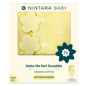 Wake Me Not Swaddle - Butter Blossoms