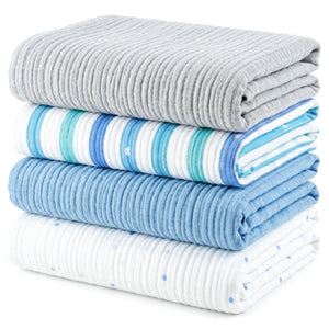 Muslin Baby Swaddle - Extra-Large - Set of 4 | Bops & Trails