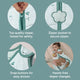 Nintara Baby sleep sack feature highlights: safety-tested top quality zipper, zipper pocket to secure zipper, shoulder snap buttons for easy access, and bottom zip opening for hassle-free diaper changes.