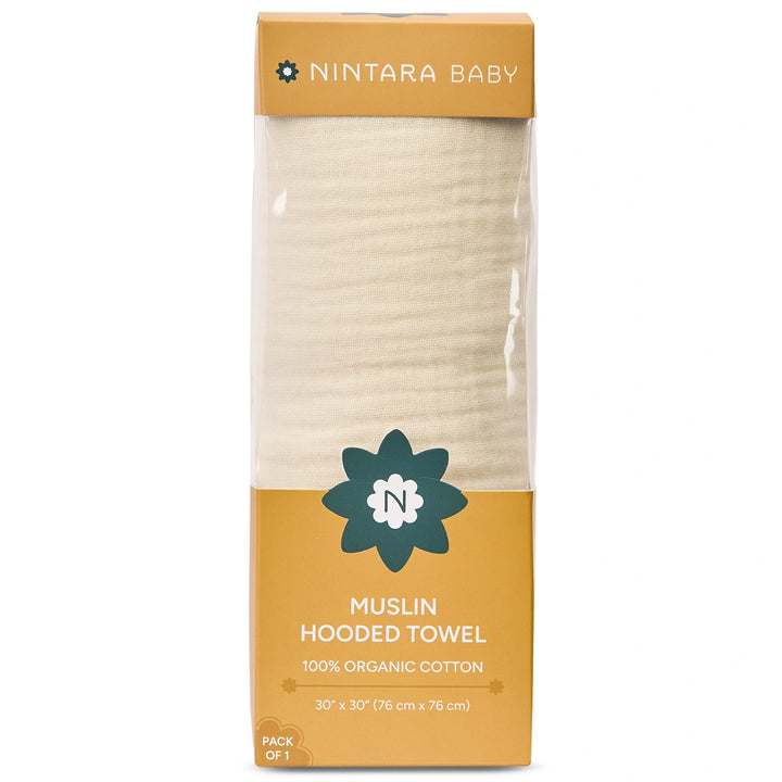 Baby Hooded Towel | Warm White