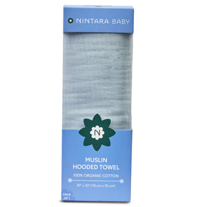 Baby Hooded Towel | Baby Blue