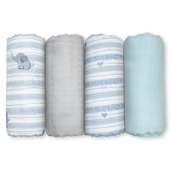 Baby Swaddle - Extra-Large - Set of 4 | Elephant Hugs