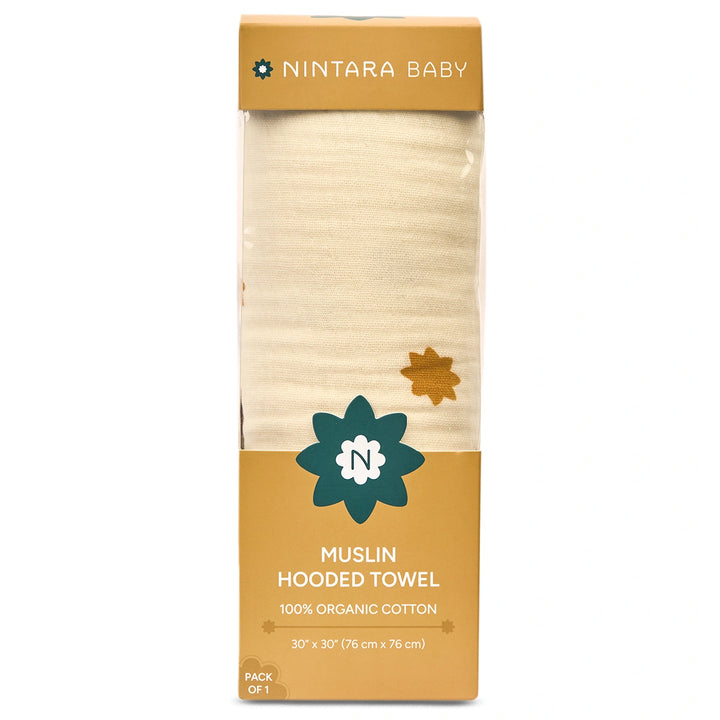 Baby Hooded Towel | Butterscotch Stars
